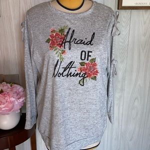 Lightweight sweatshirt, perfect for spring or cool night